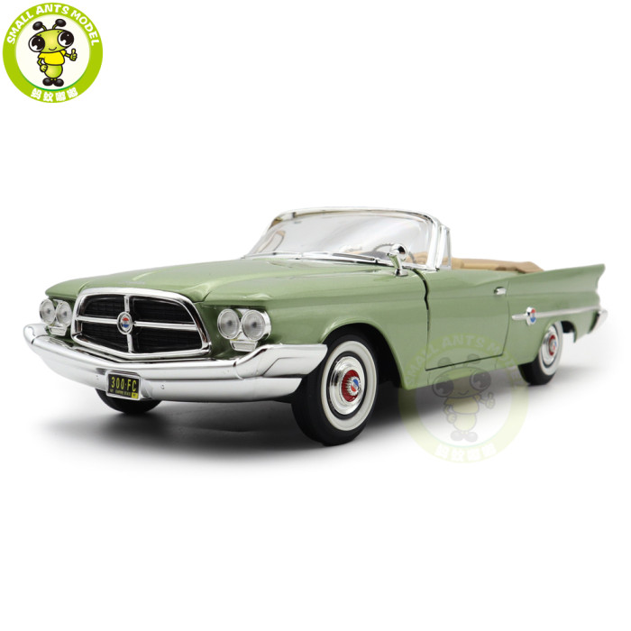 1/18 1960 Chrysler 300F Road Signature Diecast Model Toys Car Boys Girls Gifts