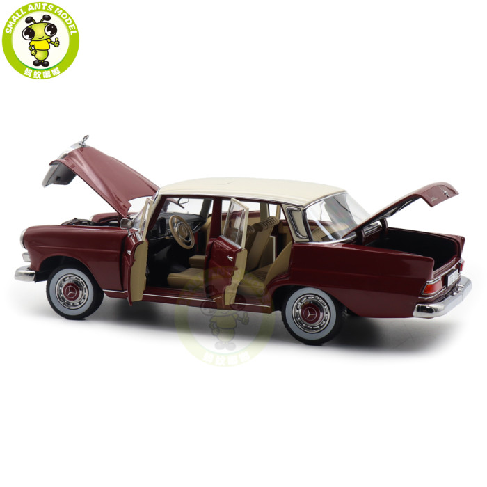 1/18 Mercedes Benz 200 1966 Norev 183706 Diecast Model Toy Cars Gifts For Father Friends