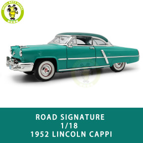 1/18 1952 LINCOLN CAPRI Road Signature Diecast Model Car Toys Boys Girls Gifts