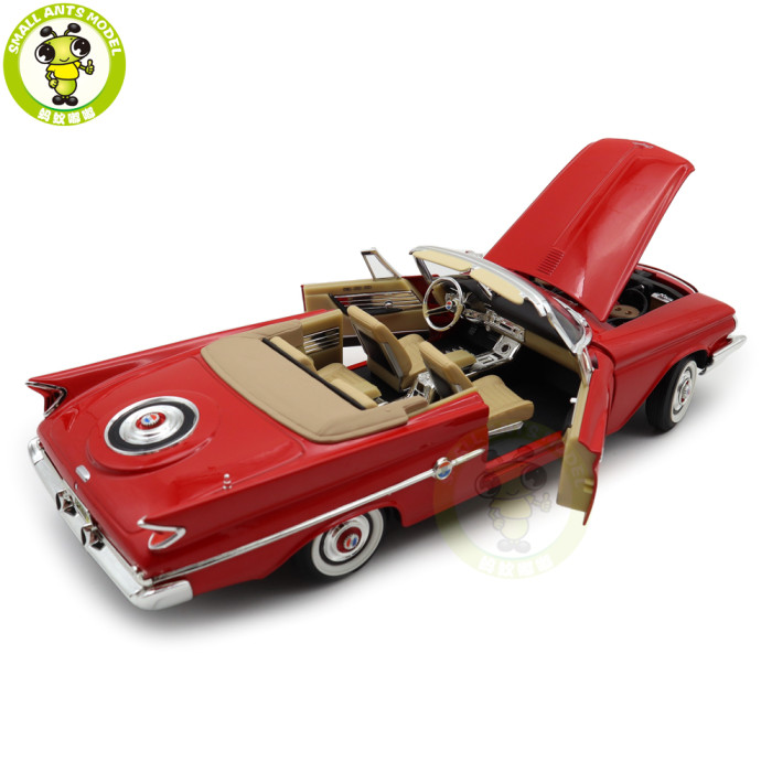 1/18 1960 Chrysler 300F Road Signature Diecast Model Toys Car Boys Girls Gifts