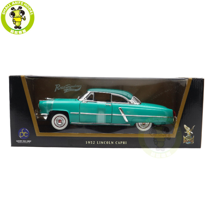 1/18 1952 LINCOLN CAPRI Road Signature Diecast Model Car Toys Boys Girls Gifts