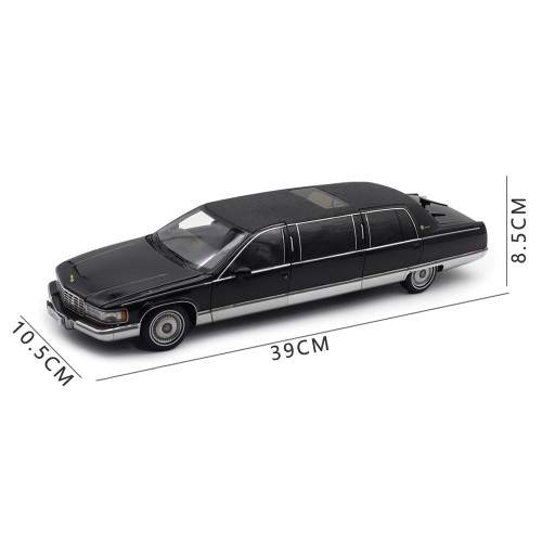 1/18 US GM Cadillac Fleetwood Long Wheelbase Diecast Model Toy Car Gifts For Friends Father
