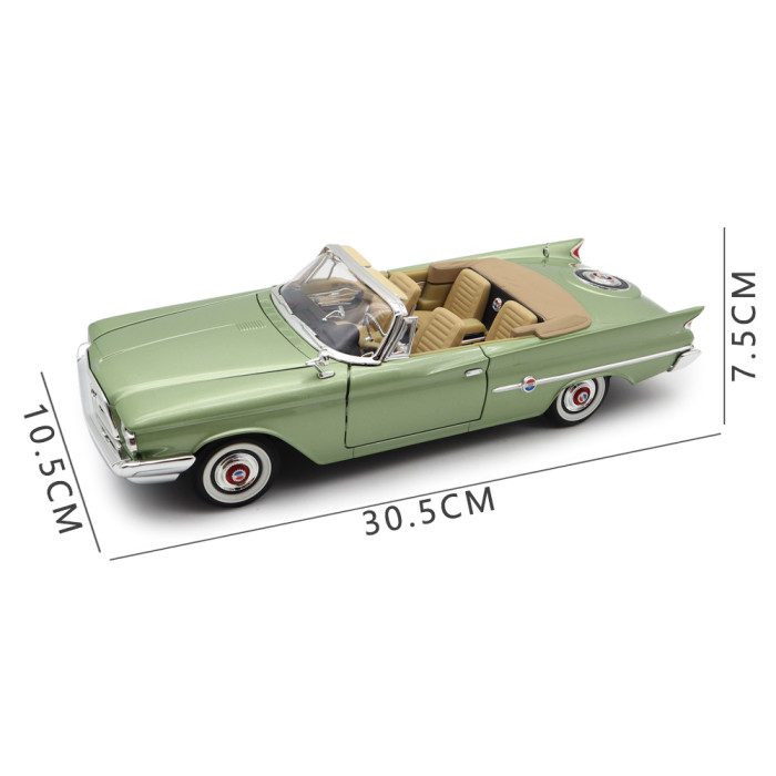 1/18 1960 Chrysler 300F Road Signature Diecast Model Toys Car Boys Girls Gifts