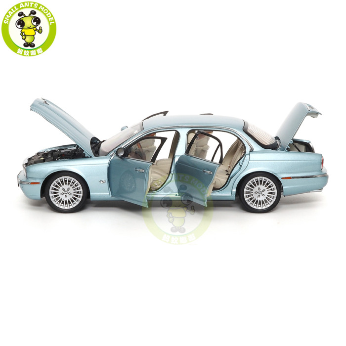 1/18 Almost Real 810503 Land Rover Jaguar XJ X350 XJ6 Seafrost Diecast Model Car Gifts For Father Friends