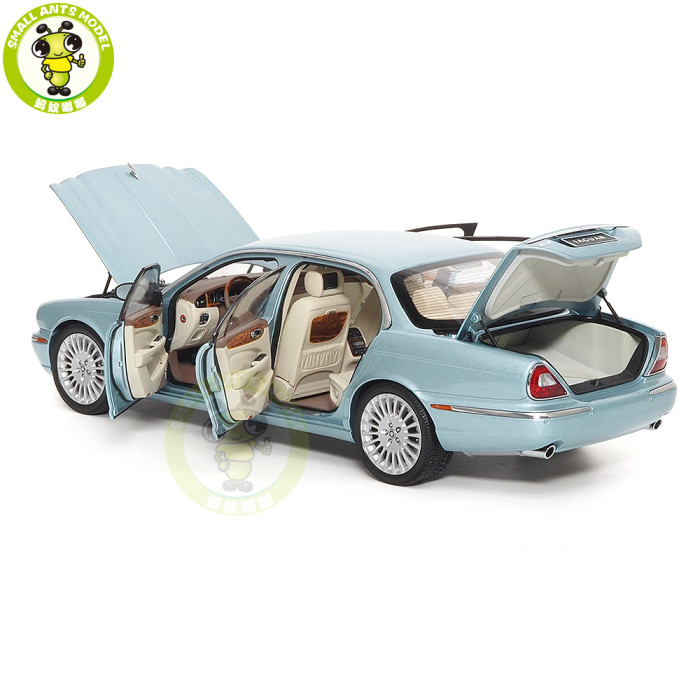 1/18 Almost Real 810503 Land Rover Jaguar XJ X350 XJ6 Seafrost Diecast Model Car Gifts For Father Friends
