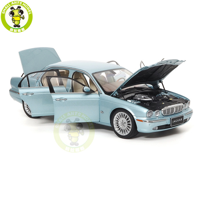 1/18 Almost Real 810503 Land Rover Jaguar XJ X350 XJ6 Seafrost Diecast Model Car Gifts For Father Friends