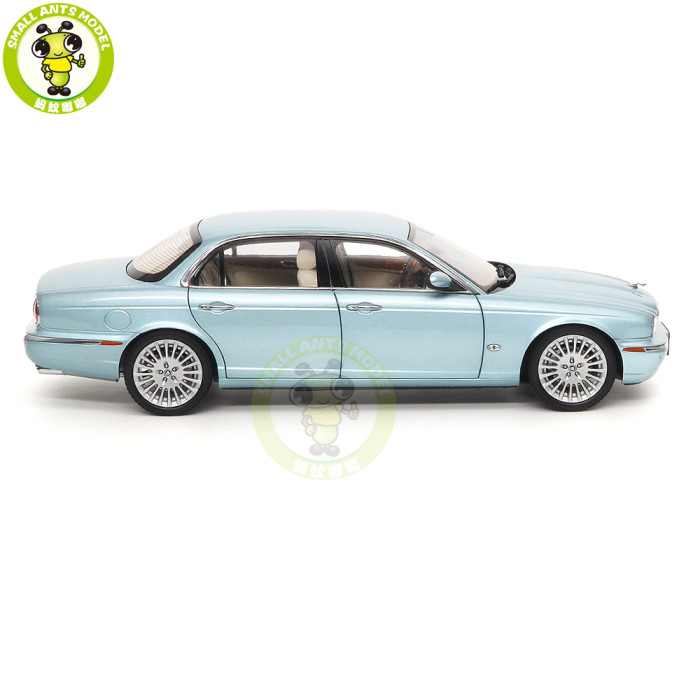 1/18 Almost Real 810503 Land Rover Jaguar XJ X350 XJ6 Seafrost Diecast Model Car Gifts For Father Friends