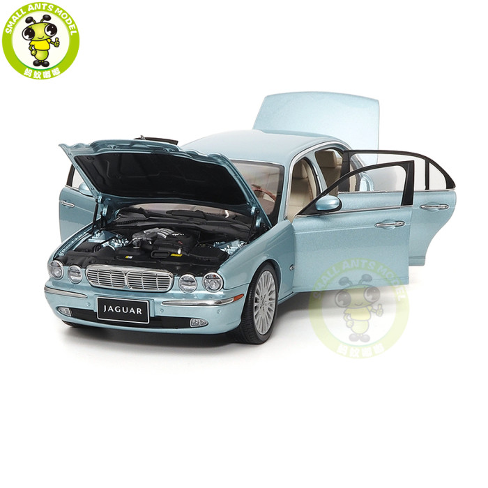 1/18 Almost Real 810503 Land Rover Jaguar XJ X350 XJ6 Seafrost Diecast Model Car Gifts For Father Friends