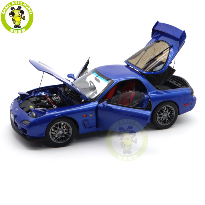 1/18 Mazda RX-7 RX 7 Spirit R Polar Master Diecast Model Toy Car Gifts For Friends Father