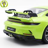 1/18 Porsche 911 992 GT3 2021 Norev 187383 Acid Green Diecast Model Toys Car Gifts For Friends Father