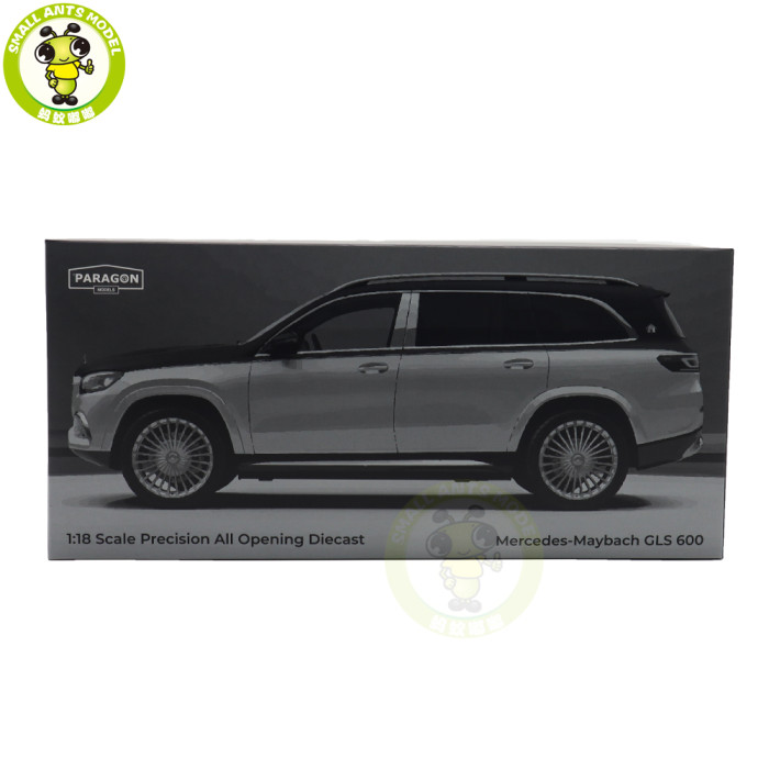 1/18 Paragon Benz Maybach GLS 600 Diecast Model Toys Car Gifts For Friends Father