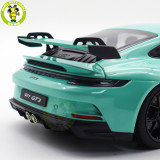 1/18 Porsche 911 992 GT3 2021 Norev 187384 Mint Green Diecast Model Toys Car Gifts For Friends Father