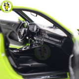 1/18 Porsche 911 992 GT3 2021 Norev 187383 Acid Green Diecast Model Toys Car Gifts For Friends Father