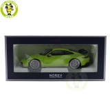 1/18 Porsche 911 992 GT3 2021 Norev 187383 Acid Green Diecast Model Toys Car Gifts For Friends Father