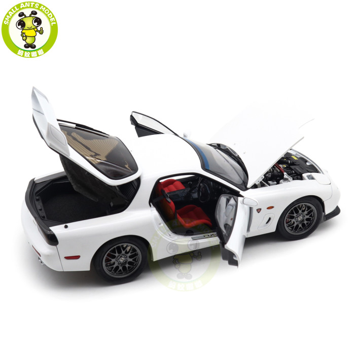 1/18 Mazda RX-7 RX 7 Spirit R Polar Master Diecast Model Toy Car Gifts For Friends Father