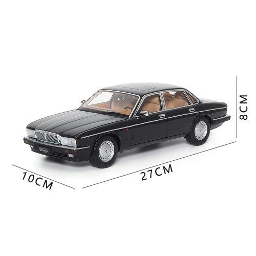 1/18 Jaguar Daimler XJ XJ6 XJ40 Ebony Black Almost Real 810543 Diecast Model Car Gifts For Father Friends