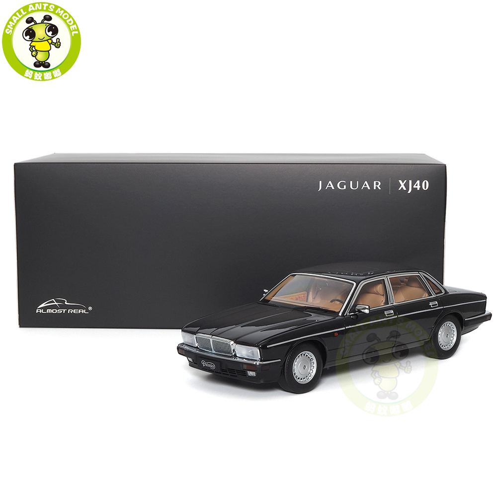 【新品】全開閉 Almost Real 1/18 ジャガー XJ40 XJ6 黒 1/18 Jaguar Daimler XJ XJ6 XJ40 Ebony Black Almost Real 810543