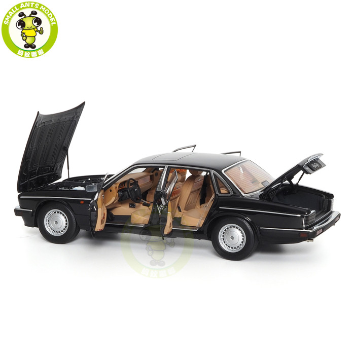 1/18 Jaguar Daimler XJ XJ6 XJ40 Ebony Black Almost Real 810543 Diecast Model Car Gifts For Father Friends