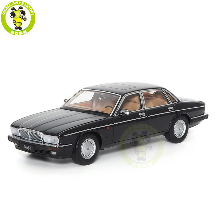 1/18 Jaguar Daimler XJ XJ6 XJ40 Ebony Black Almost Real 810543 Diecast Model Car Gifts For Father Friends