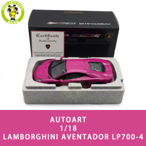 1/18 Lamborghini AVENTADOR LP700-4 Autoart 74660 Pink Diecast Model Car Gifts For Friends Father