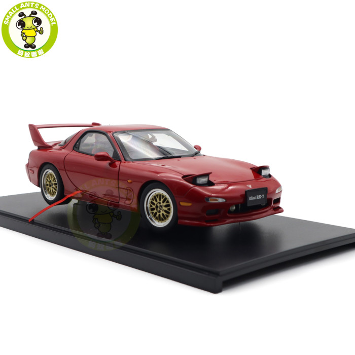 1/18 Mazda RX-7 RX 7 FD Tuned Version Autoart 75969 Vintage Red Model Toy Car Gifts For Father Friends