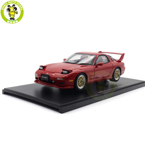 1/18 Mazda RX-7 RX 7 FD Tuned Version Autoart 75969 Vintage Red Model Toy Car Gifts For Father Friends