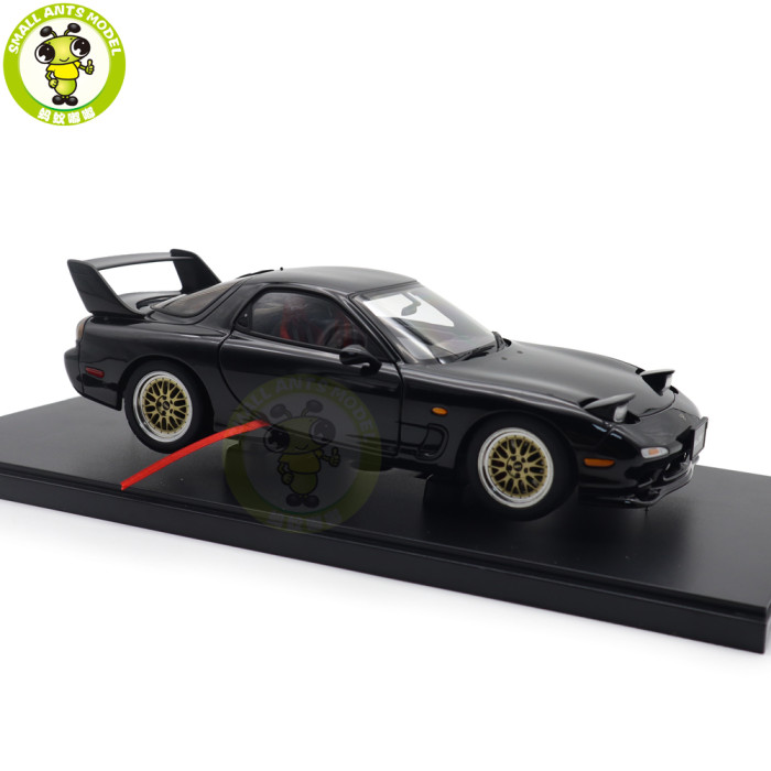 1/18 Mazda RX-7 RX 7 FD Tuned Version Autoart 75968 Brilliant Black Model Toy Car Gifts For Father Friends