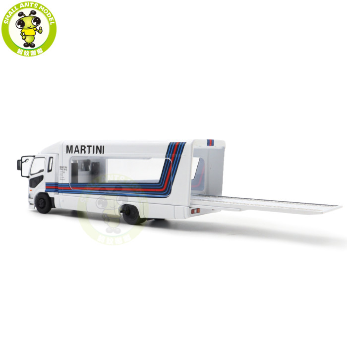 1/64 GCD Mitsubishi Fuso Fighter Mk2 2017 Outriggers Raised Truck Trailer Diecast Model Toys Car Gifts For Father Friends