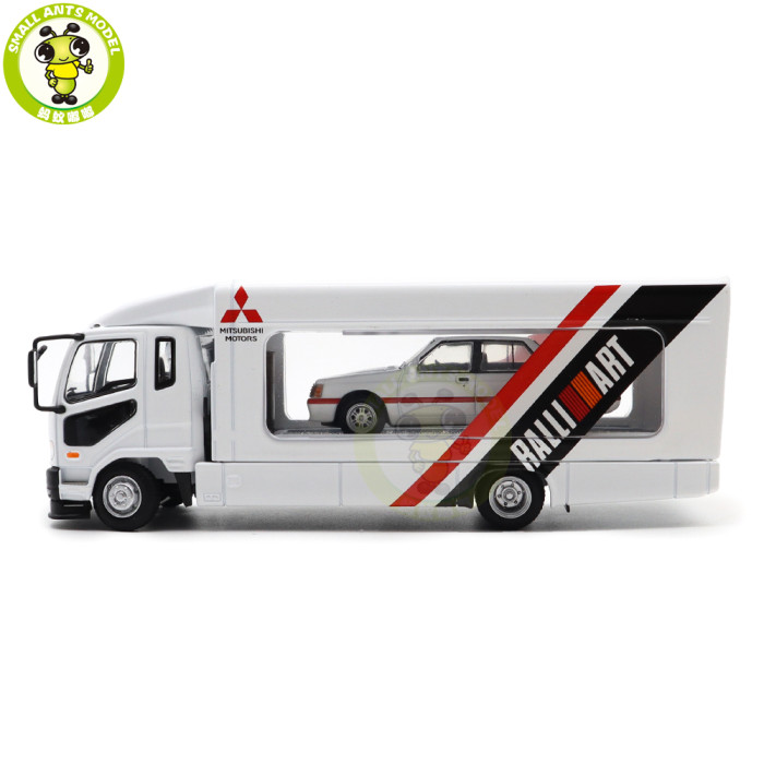 1/64 GCD Mitsubishi Fuso Fighter Mk2 2017 Outriggers Raised Truck Trailer Diecast Model Toys Car Gifts For Father Friends