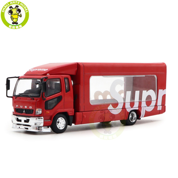 1/64 GCD Mitsubishi Fuso Fighter Mk2 2017 Outriggers Raised Truck Trailer Diecast Model Toys Car Gifts For Father Friends