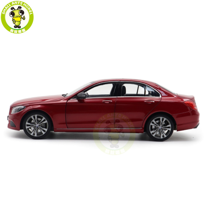 1/18 Mercedes Benz C Class 2015 Norev 183835 Red Metallic Diecast Model Toy Cars Gifts For Father Friends