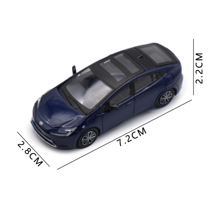1/64 2023 Toyota Prius Paragon Diecast Model Toy Car Gifts For Friends Father