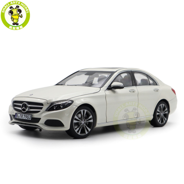 1/18 Norev Mercedes Benz C Class C300 2015 183476 White Diecast Model Toy Cars Gifts For Father Friends