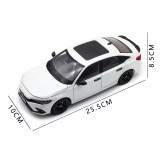 1/18 Honda CIVIC 2022 11th Generation Diecast Model Toy Car Gifts For Father Friends