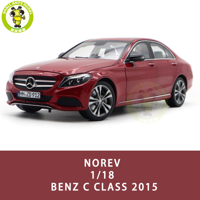 1/18 Norev Mercedes Benz C Class C300 2015 183476 White Diecast Model Toy Cars Gifts For Father Friends