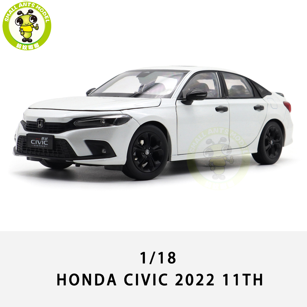 1/18 Honda CIVIC 2022 11th Generation Diecast Model Toy Car Gifts
