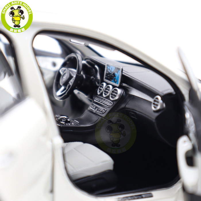 1/18 Norev Mercedes Benz C Class C300 2015 183476 White Diecast Model Toy Cars Gifts For Father Friends
