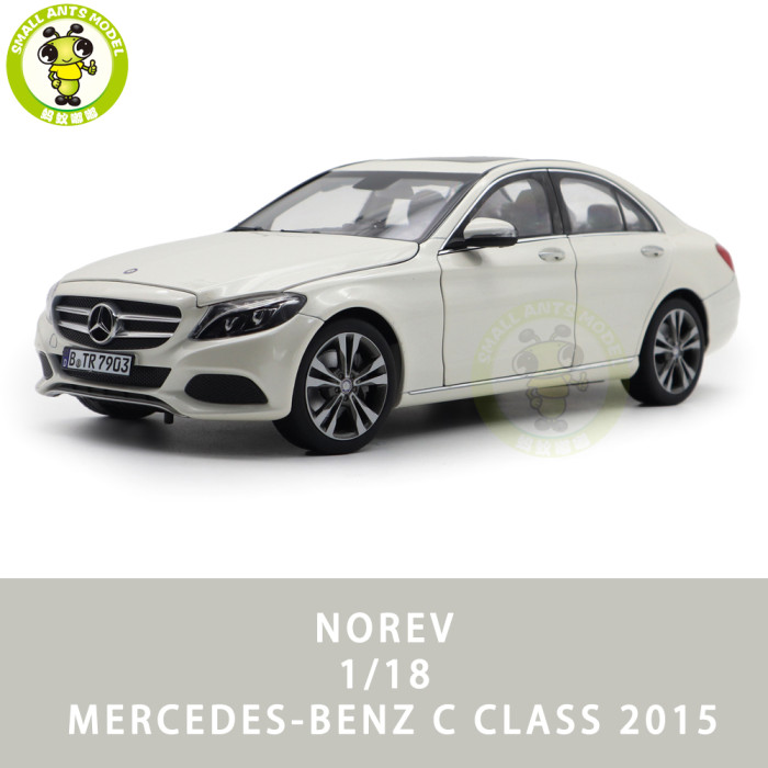 1/18 Norev Mercedes Benz C Class C300 2015 183476 White Diecast Model Toy Cars Gifts For Father Friends