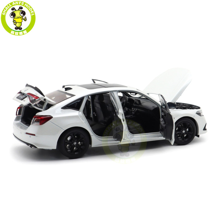 1/18 Honda CIVIC 2022 11th Generation Diecast Metal Car Model Toys Boys Girls Gifts