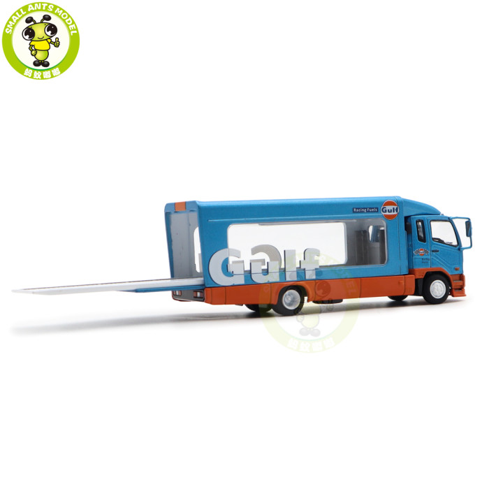 1/64 GCD Mitsubishi Fuso Fighter Mk2 2017 Outriggers Raised Truck Trailer Diecast Model Toys Car Gifts For Father Friends