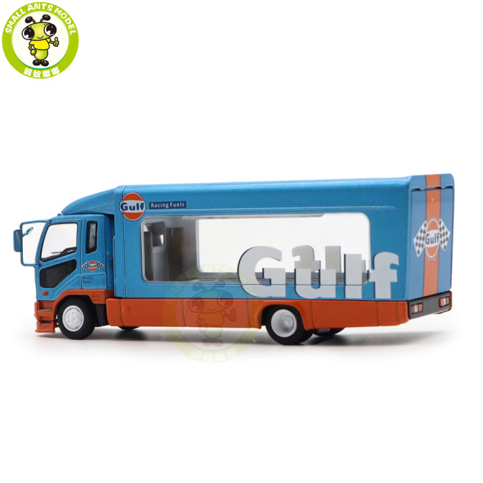 1/64 GCD Mitsubishi Fuso Fighter Mk2 2017 Outriggers Raised Truck Trailer Diecast Model Toys Car Gifts For Father Friends