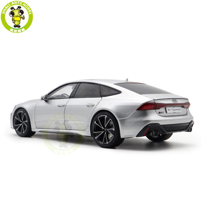 1/18 Audi RS 7 RS7 C8 Sportback 2021 Silver KengFai Diecast Metal Model Car Toys Gifts For Husband Boyfriend Father