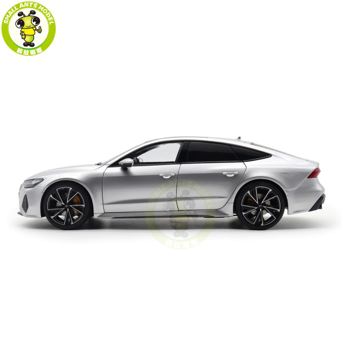 1/18 Audi RS 7 RS7 C8 Sportback 2021 Silver KengFai Diecast Metal Model Car Toys Gifts For Husband Boyfriend Father