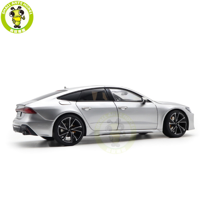 1/18 Audi RS 7 RS7 C8 Sportback 2021 Silver KengFai Diecast Metal Model Car Toys Gifts For Husband Boyfriend Father