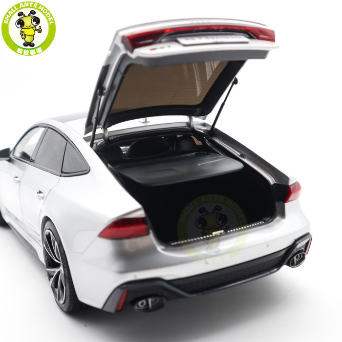 1/18 Audi RS 7 RS7 C8 Sportback 2021 Silver KengFai Diecast Metal Model Car Toys Gifts For Husband Boyfriend Father