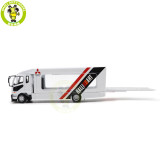 1/64 GCD Mitsubishi Fuso Fighter Mk2 2017 Outriggers Raised Truck Trailer Diecast Model Toys Car Gifts For Father Friends