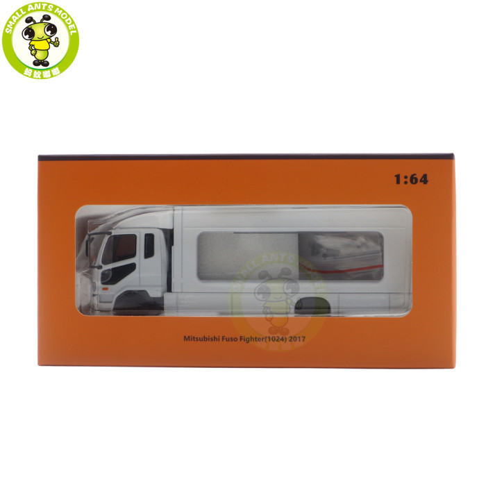 1/64 GCD Mitsubishi Fuso Fighter Mk2 2017 Outriggers Raised Truck Trailer Diecast Model Toys Car Gifts For Father Friends