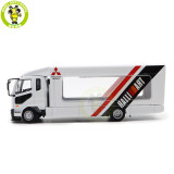 1/64 GCD Mitsubishi Fuso Fighter Mk2 2017 Outriggers Raised Truck Trailer Diecast Model Toys Car Gifts For Father Friends