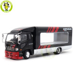 1/64 GCD Mitsubishi Fuso Fighter Mk2 2017 Outriggers Raised Truck Trailer Diecast Model Toys Car Gifts For Father Friends
