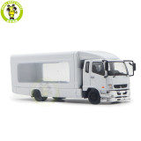 1/64 GCD Mitsubishi Fuso Fighter Mk2 2017 Outriggers Raised Truck Trailer Diecast Model Toys Car Gifts For Father Friends